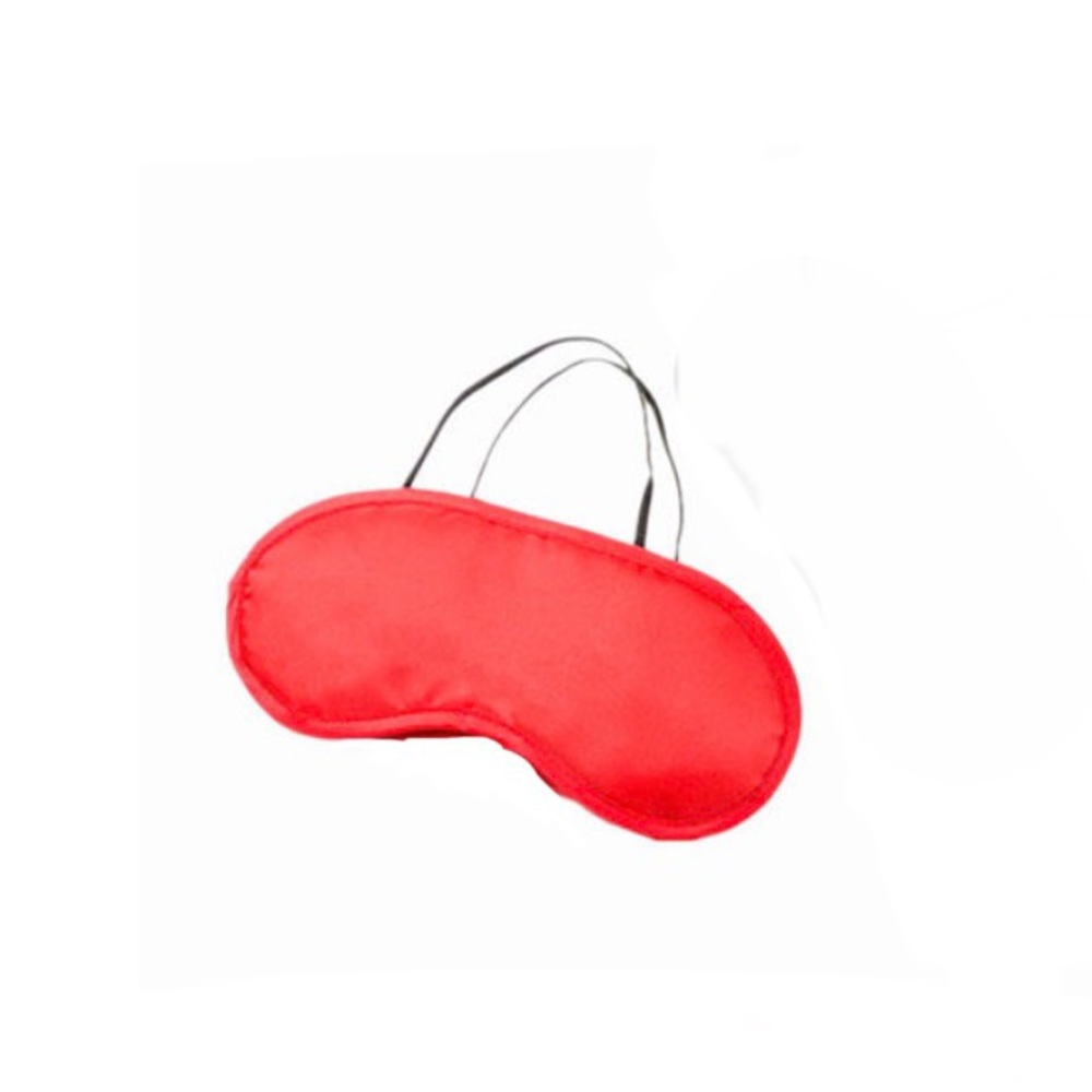 Silky red blindfold sleep mask